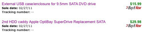 External USB case for DVD