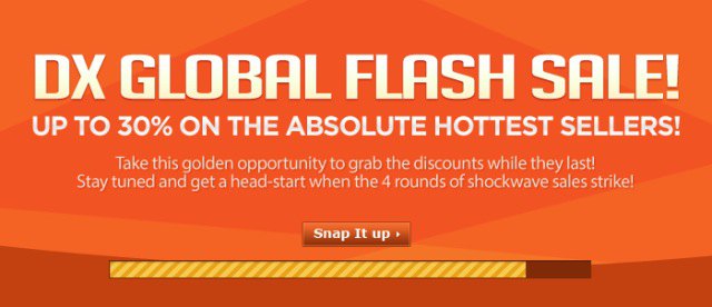 Deal Extreme Flash Sale aug 2013