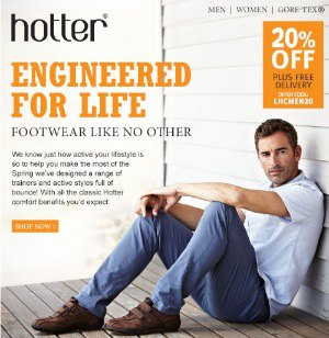 Hotter Sale 20% скидка