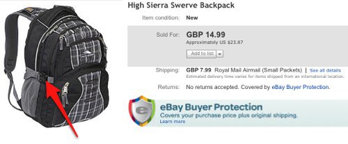 Рюкзак High Sierra Swerve на eBay